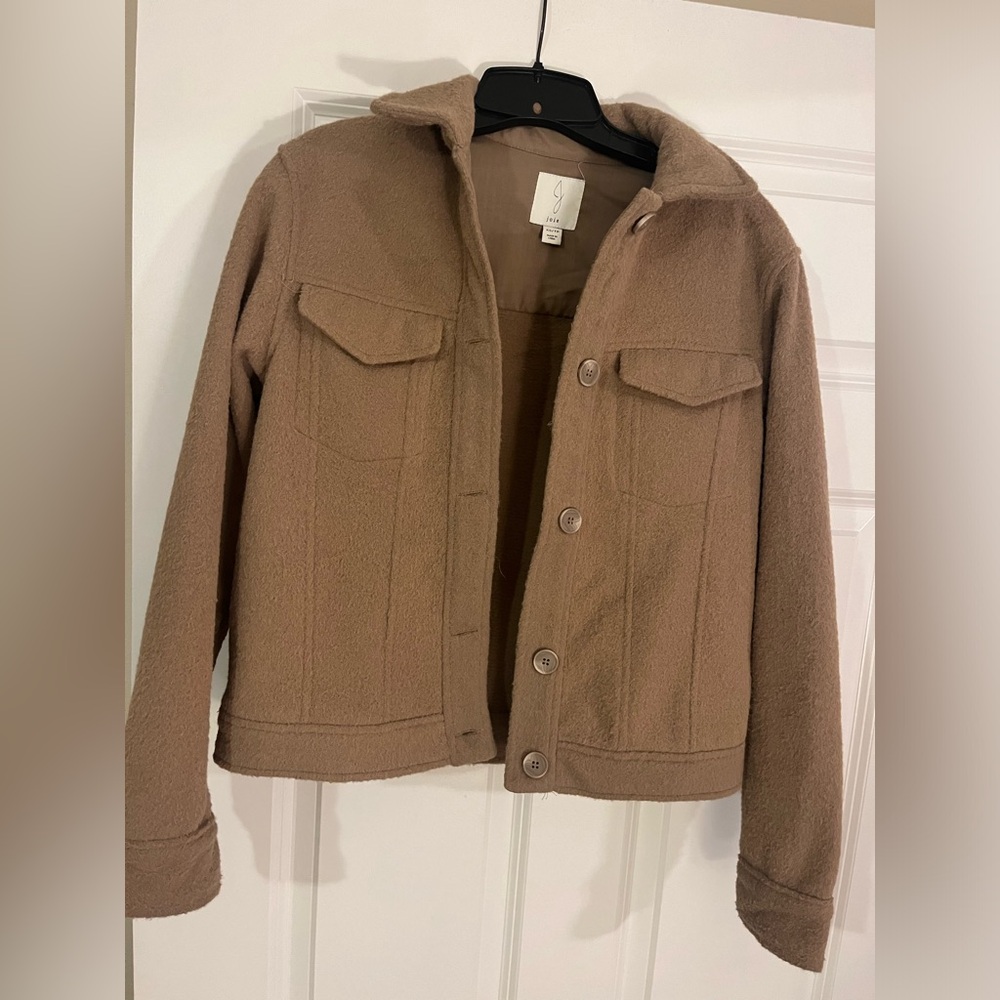fall button up coat